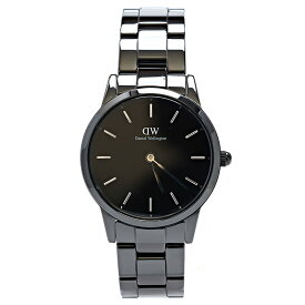 ダニエルウェリントン 腕時計 レディース Iconic Link Ceramic ブラック DW00100414 Daniel Wellington