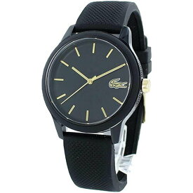腕時計 メンズ ブラック シンプル ラコステ シリコン LACOSTE 2001064