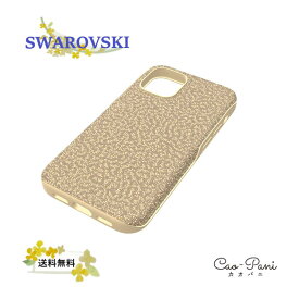スワロフスキー スマートフォン ケース レディース ゴールド シンプル SWAROVSKI High Smartphone 5616375