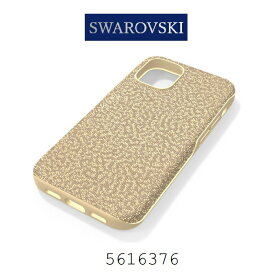 スワロフスキー スマートフォンケース レディース ゴールド シンプル Swarovski High Smartphone Case iPhone? 12 mini 5616376