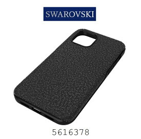 スワロフスキー スマートフォンケース レディース ブラック シンプル Swarovski High Smartphone Case iPhone? 12 Pro Max 5616378