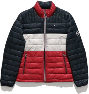 �g�~�[�q���t�B�K�[ 150AN796 PACKABLE JACKET L�T�C�Y MDNT BUFF RED �����Y TOMMY HILFIGER