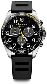腕時計 メンズ ブラック シンプル Victorinox ビクトリノックス FIELDFORCE SPORT CHRONO 241892