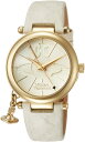 腕時計 レディース ホワイト ゴールド ヴィヴィアンウエストウッド クオーツ Vivienne Westwood VV006WHWH ORBII