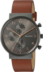 スカーゲン 腕時計 メンズ ブラック ブラウン ANCHER クオーツ カレンダー SKAGEN SKW6418