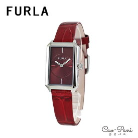 フルラ 腕時計 レディース シルバー レッド FURLA ダイアナ レザー R4251104504