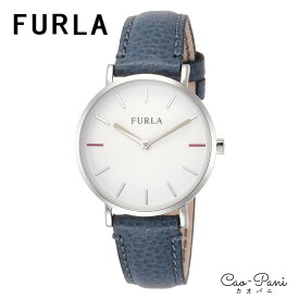 フルラ 腕時計 レディース ブルー ホワイト クオーツ レザー FURLA R4251108507 GIADA ジャーダ