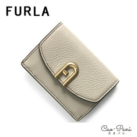 フルラ 三つ折り財布 レディース プリムラ スモール マルモグレー シンプル FURLA トライフォールド ウォレット WP00218 BX0053 M7Y00