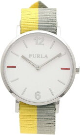 フルラ 腕時計 レディース ホワイト イエロー シルバーグレー FURLA ジャーダ 33MM クォーツ R4251108534 並行輸入品