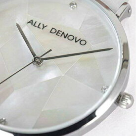 腕時計 レディース ホワイト パール ALLY DENOVO GaiaPearl ガイアパール 36mm ピュアホワイト ウォッチ AF5003-6 プレゼント ギフト 実用的 かっこいい カッコイイ かわいい 可愛い オシャレ おしゃれ