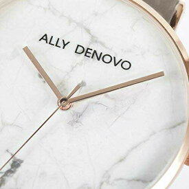腕時計 レディース 大理石 ALLY DENOVO Carrara Marble カララマーブル 36mm ローズゴールドホワイト/グレー レディース ウォッチ AF5005-7 プレゼント ギフト 実用的 かっこいい カッコイイ かわいい 可愛い オシャレ おしゃれ