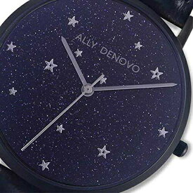 腕時計 レディース ブラック 星 ALLY DENOVO Starry Night BeltSet 36mm ウォッチ AF5017-3 プレゼント ギフト 実用的 かっこいい カッコイイ かわいい 可愛い オシャレ おしゃれ
