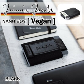 Jaimie Jacobs NANO BOY コンパクト財布 （ マネークリップ 小銭収納(小) カードケース) Black 合皮 ブラック【 正規輸入品 】かっこいい カッコイイ オシャレ おしゃれ