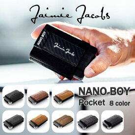 財布 超コンパクト メンズ 3つ折り 小銭入れ（ Jaimie Jacobs ） Nano Boy Pocket 本革 革 レザー コンパクト財布 ミニ財布 キャッシュレス 小さい財布 休日 二つ目 ミニマル 革 レザー セカンドウォレット