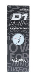 �z���} �S���t�{�[�� �z���C�g 3����x2 D1SPIN-WH-3x2 HONMA