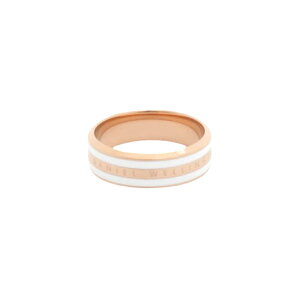 �_�j�G���E�F�����g�� DANIEL WELLINGTON Emalie Ring Satin White RG 60 �����O �A�N�Z�T���[ �w�� DW00400045 ���f�B�[�X �����Y ���[�Y�S�[���h �z���C�g
