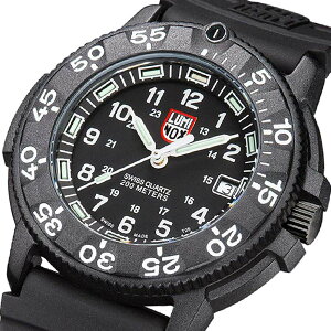 ���~�m�b�N�X LUMINOX �l�C�r�[�V�[���Y �r���v 3001 �_�C�u�E�H�b�` �N�I�[�c �u���b�N