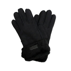 �A�O UGG Turn Cuff Glove ��� 17369-BLK ���f�B�[�X S �V�[�v�X�L�� �u���b�N ���
