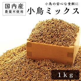 CAP! 鳥の餌 賞味期限2027/9/30【国内産】小鳥ミックス 1kg　0037★