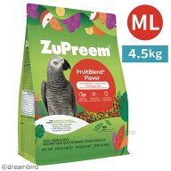 CAP! 鳥の餌 賞味期限2027/12/24【F-ML_10lb】ズプリーム フルーツブレンド ML パロット＆コニュア(10#/4…