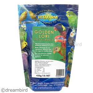 CAP! ̉a ܖ2026/6/30 VETAFARM GOLDEN LORI RICE FORMULA 450g x^t@[ S[f [[ CX tH[~