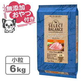 【クーポン配布中】【無添加おやつ＆おまけ付き♪】セレクトバランス グレインフリー アダルトチキン 小粒 6kg　1才以上の成犬用【穀類不使用 Select Balance セレクト・バランス （成犬用）】