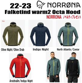 ★2022-2023★ NORRONA（ノローナ）falketind Warm2 Octa Hood（フォルケティン ウォーム2　オクタ フード )サイズ：メンズ【ステッカー・ノベルティプレゼント】【送料無料】