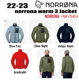 ★2022-2023★ NORRONA（ノローナ）norrona warm 3 Jacket （ノローナ ウォーム 3 ジャケット ）サイズ：メンズ【ステッカー・ノベルティプレゼント】【送料無料】