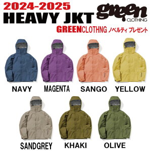 24-25fy10OFFzGREEN CLOTHINGiO[N[WOjHEAVY JACKETiwr[WPbgjTCYFSAMALAXLyXebJ[v[gzyz