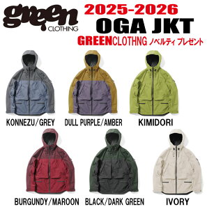y10OFFz25-26fGREEN CLOTHINGiO[N[WOjOGA JACKET (IKWPbg) TCYFSAMALAXLyXebJ[v[gzyz