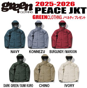 \񏤕i ty10OFFz25-26fGREEN CLOTHINGiO[N[WOjPEACE JACKET (s[XWPbg) TCYFSAMALAXLyXebJ[v[gzyz