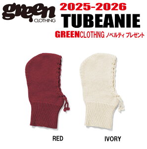 NGXg\񏤕i25-26f GREEN CLOTHINGiO[N[WOjTUBE ANIETCYFFREEyXebJ[v[gzyz