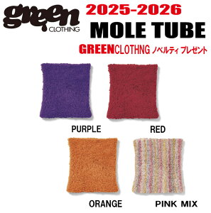 \񏤕i25-26fGREEN CLOTHINGiO[N[WOjMOLE TUBEi[`[ujTCYFFREEyXebJ[v[gzyz