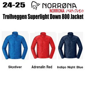 ��24-25�� NORRONA�i�m���[�i�jtrollveggen superlight down800 Jacket�i�g���[�����F�Q�� �X�[�p�[���C�g �_�E��800 �W���P�b�g�j�T�C�Y�F(M's)S�`XL �y�X�e�b�J�[�E�m�x���e�B�v���[���g�z�y���������z