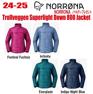 ��24-25�� NORRONA�i�m���[�i�jtrollveggen superlight down800 Jacket�i�g���[�����F�Q�� �X�[�p�[���C�g �_�E��800 �W���P�b�g�j�T�C�Y�F(Women's)XS�`L �y�X�e�b�J�[�E�m�x���e�B�v���[���g�z�y���������z