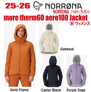 25-26 \񏤕i NORRONAim[ijMore thermo60 aero100 Jacket Women'si[ T[60@GA100@WPbg)TCYFfB[X@yXebJ[EmxeBv[gzyz
