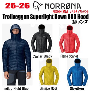 ��25-26�� NORRONA�i�m���[�i�jtrollveggen superlight down800 Hood�i�g���[�����F�Q�� �X�[�p�[���C�g �_�E��800 �t�[�h�j�T�C�Y�F(M's)S�`XL �y�X�e�b�J�[�E�m�x���e�B�v���[���g�z�y���������z