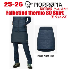 \񏤕i25-26 NORRONAim[ijfalketind thermo80 SkirtitHPeB@T[80 XJ[g )TCYFfB[XyXebJ[EmxeBv[gzyz
