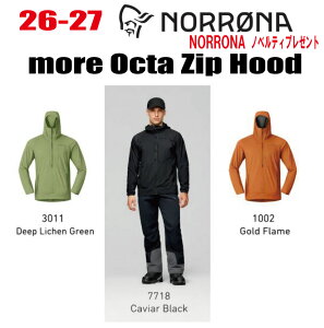 �����\�񏤕i 2026-2027 NORRONA�i�m���[�i�jMore Octa Zip Hood�i�t�H���P�e�B���@�I�N�^ �W���P�b�g )�T�C�Y�F�����Y�y�X�e�b�J�[�E�m�x���e�B�v���[���g�z�y���������z