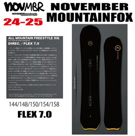 早期予約商品★24-25モデル★ NOVEMBER（ノベンバー）MOUNTAINFOX（マウンテンフォックス）【エッジカバー・チューンナップ・オリジナルグッズプレゼント】【送料無料】（※北海道/沖縄/離島は送料別）サイズ：144／148／150/154／158