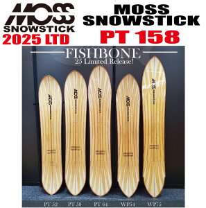 2025���f�� LTD MOSS SNOWSTICK PT 58 FISHBONE ���X�X�m�[�X�e�B�b�N�y�m�x���e�B�A�X�e�b�J�[�v���[���g�z�y�`���[���T�[�r�X�z�y�V���[�g�r�X�T�[�r�X�z�y���������z�i���k�C���A����/�����͑���