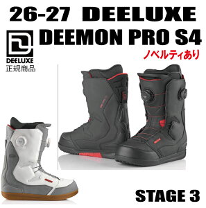 �����\��2026-2027�� DEELUXE �f�B�[���b�N�X�@ DEEMON PRO S4 �y�X�e�b�J�[�v���[���g�z�y�m�x���e�B�v���[���g�z�y���������z�i������/�����͑����ʁj