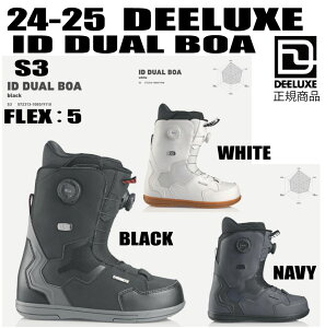 ��2024-2025�� DEELUXE �f�B�[���b�N�X�@ ID DUAL BOA S3�y�X�e�b�J�[�v���[���g�z�y�m�x���e�B�v���[���g�z�y���������z�i������/�����͑����ʁj