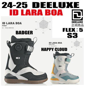 ��2024-2025�� DEELUXE �f�B�[���b�N�X�@ ID LARA BOA S3�y�X�e�b�J�[�v���[���g�z�y�m�x���e�B�v���[���g�z�y���������z�i������/�����͑����ʁj