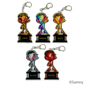 パチンコ パチスロ パチキャラ サミー エイリアン トロフィー アクリルキーホルダー　5種　5個セット　11448