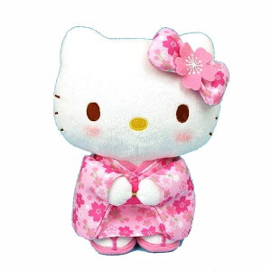 入荷しました。 新入荷 サンリオ SANRIO ハローキティ 桜着物 ぬいぐるみ Mサイズ 084354-15 ナカジマコーポレーション