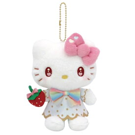 オススメ　クリスマス特価　売れ筋　新入荷　サンリオ　マスコットチェーンぬいぐるみ　いちご新聞50thアニバーサリーモデル　10種　ハローキティ マイメロ クロミ シナモ ポチャッコ ポムポム ハンギョドン マロンクリーム こぎみゅん いちごの王様　イチゴ柄