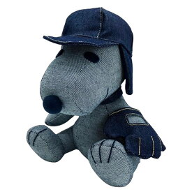 スヌーピー　EDWIN　SN　ベースボール　ぬいぐるみ　Sサイズ　205551-24　ナカジマコーポレーション　PEANUTS　ピーナッツ　エドウィン　コラボ商品