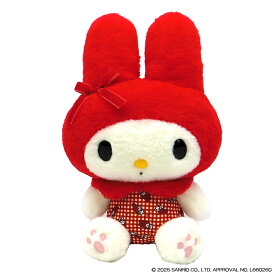 新入荷　サンリオ SANRIO マイメロディ　My　Melody 　赤チェックシリーズ　ぬいぐるみ　マスコット　パスケース　ぬいぐるみエコバッグ　4種　　スタンダード　レトロな雰囲気 　ナカジマコーポレーション