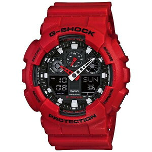 CASIO�r���v G-SHOCK �W�[�V���b�N ANALOG-DIGITAL GA-100 SERIES GA-100B-4AJF